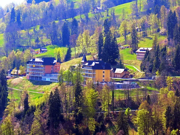 Rehazentrum Walenstadtberg Reha Klinik Knoblisbuehl Knoblisbuhl Walenstadtberg Canton Gallen Switzerland — 스톡 사진