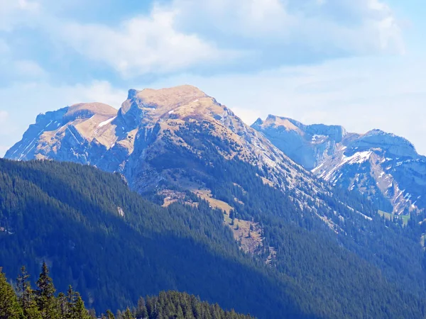 Esel Tomlishorn Und Matthorn Schweizer Pilatus Und Den Emmentaler Alpen — Stockfoto