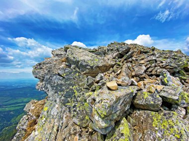 İsviçre 'nin Pilatus sıradağlarında ve Emmental Alplerde, Alpnach - Obwalden Kantonu, İsviçre (Kanton Obwalden, Schweiz)