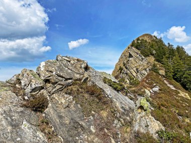 İsviçre 'nin Pilatus sıradağlarında ve Emmental Alplerde, Alpnach - Obwalden Kantonu, İsviçre (Kanton Obwalden, Schweiz)