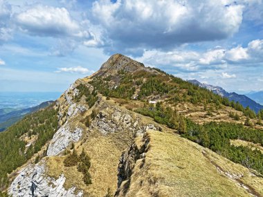 İsviçre 'nin Pilatus ve Emmental Alpler, Alpnach - İsviçre' nin Obwalden Kantonu 'nda (Kanton Obwalden, Schweiz)