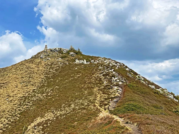 Alpin Topp Staefeliflue Eller Stafeliflue Det Sveitsiske Fjellkjeden Pilatus Emmentale – stockfoto