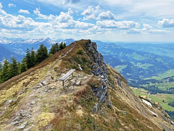 Alpský Vrchol Staefeliflue Nebo Stafeliflue Švýcarském Pohoří Pilatus Emmentálních Alpách — Stock fotografie