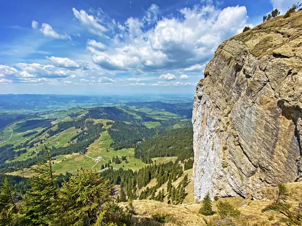 Alpský Vrchol Blaue Tosse Švýcarském Pohoří Pilatus Pohoří Emmental Alps — Stock fotografie
