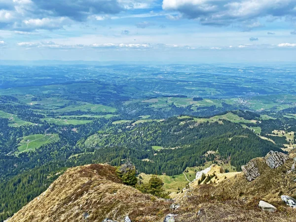 Belle Vue Depuis Sommet Alpin Staefeliflue Stafeliflue Dans Chaîne Montagnes — Photo