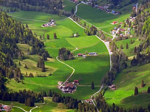 Alpnach Kanton Obwalden Schweiz Kanton Obwalden Schweiz Almen Und Weideland — Stockfoto