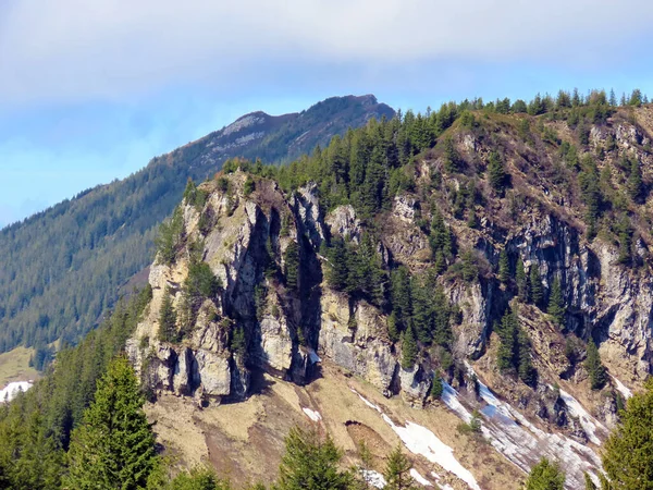 Pico Alpino Rottosse Cordillera Suiza Pilatus Los Alpes Emmentales Alpnach — Foto de Stock