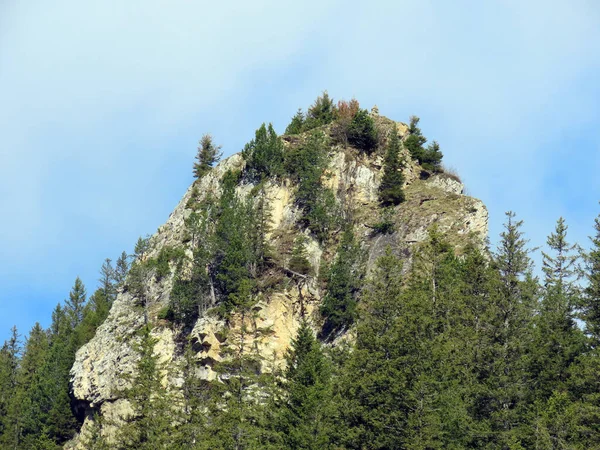 Rottosse Alpesi Csúcsa Svájci Pilatus Hegyláncban Emmental Alpokban Alpnach Obwalden — Stock Fotó