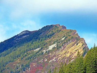 İsviçre 'nin Pilatus ve Emmental Alpler, Alpnach - İsviçre' nin Obwalden Kantonu 'nda (Kanton Obwalden, Schweiz)