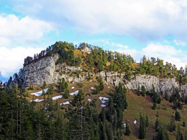 İsviçre 'nin Pilatus sıradağlarında ve Emmental Alpler' de Alpnach - Obwalden Kantonu, İsviçre (Kanton Obwalden, Schweiz)