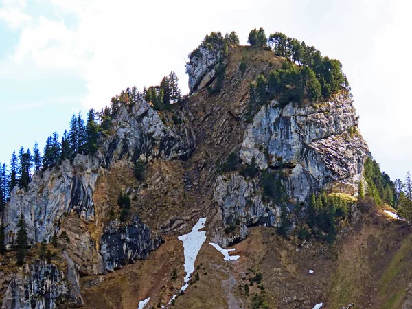 Pico Alpino Muslue Cordillera Suiza Pilatus Los Alpes Emmentales Alpnach — Foto de Stock