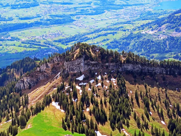 Pico Alpino Muslue Cordillera Suiza Pilatus Los Alpes Emmentales Alpnach —  Fotos de Stock