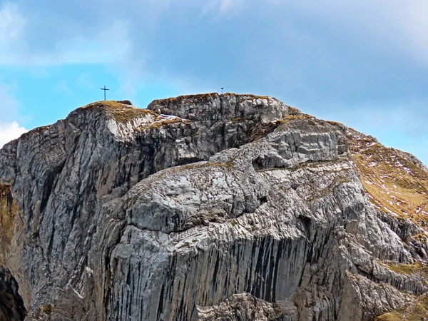 Matthorn Alpesi Csúcsa Svájci Pilatus Hegyláncban Emmental Alpokban Alpnach Obwalden — Stock Fotó