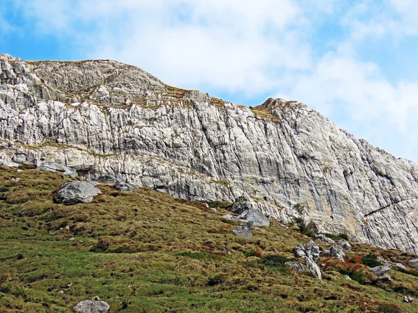 Pic Alpin Ruessiflue Dans Chaîne Montagnes Suisse Pilatus Dans Les — Photo