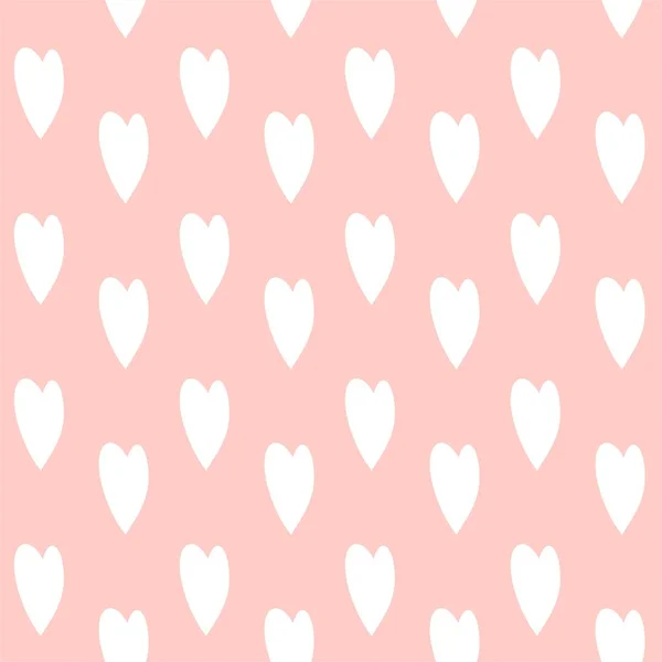 Gentle romantic background in a heart, drawing with hearts for design of fabric or packaging, seamless pattern, raster copy