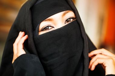 Müslüman Endonezya kadın 