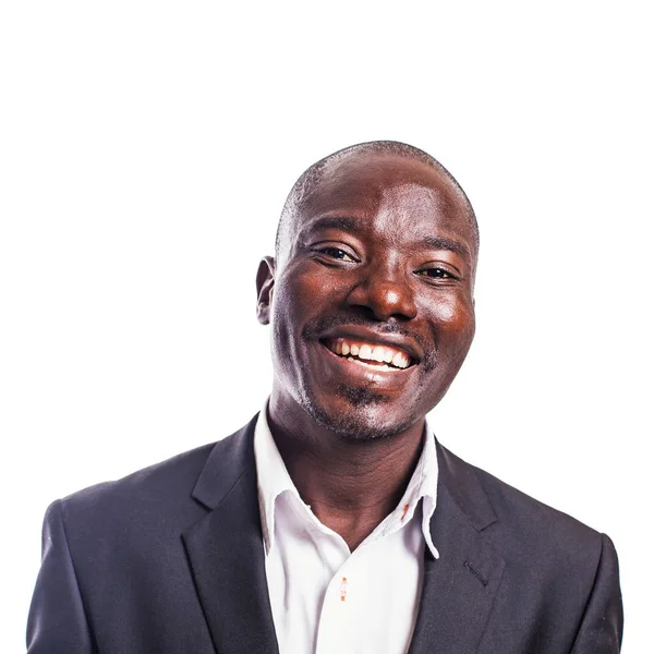  gülümseyen resmi giyen adam