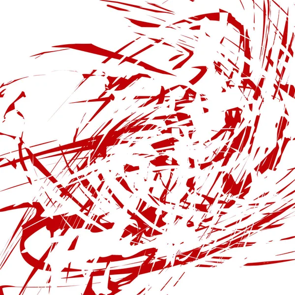 Dibujo digital moderno abstracto rojo blanco — Vector de stock