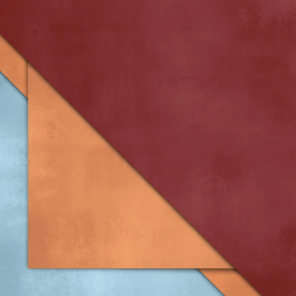 Einfacher Hintergrund mit roten, orangen Papierschichten — Stockfoto