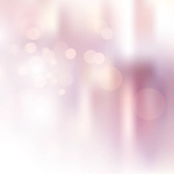 Fondo rosa suave con luces borrosas bokeh — Vector de stock