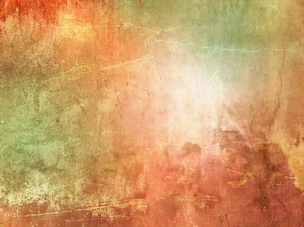 カラフルなグランジ背景オレンジ緑 - 抽象的な性質のテクスチャ — ストック写真