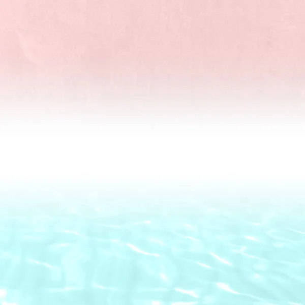 Aquarelle pastel fond avec dégradé bleu blanc rose — Photo