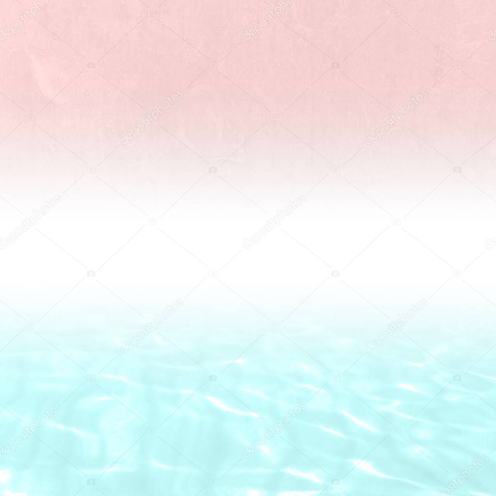 Pastell Aquarell Hintergrund mit blau weiß rosa ...