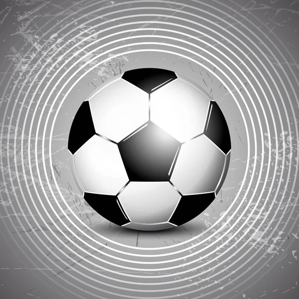 Ballon de football - Grunge but de football abstrait — Image vectorielle