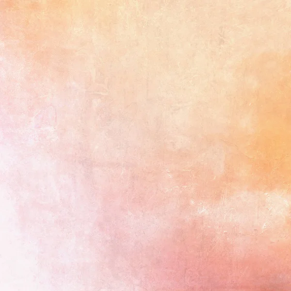 Pink yellow watercolor background - abstract pale pastel gradient — Stockfoto