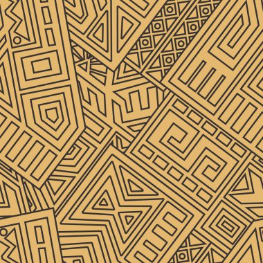 Aztek vektör Seamless Modeli