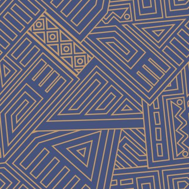 Aztek vektör Seamless Modeli