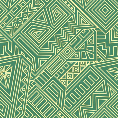 Aztek vektör Seamless Modeli