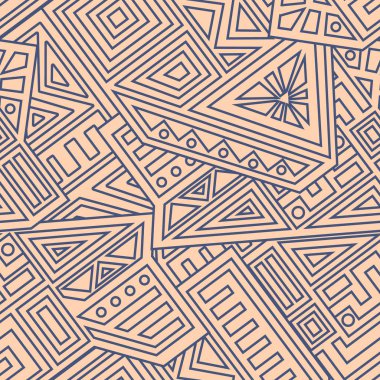 Aztek vektör Seamless Modeli