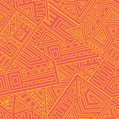 Aztek vektör Seamless Modeli