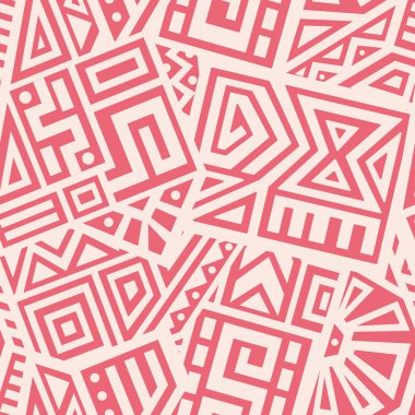 Aztek vektör Seamless Modeli