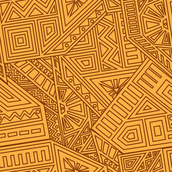 Modèle sans couture vectoriel aztèque — Image vectorielle