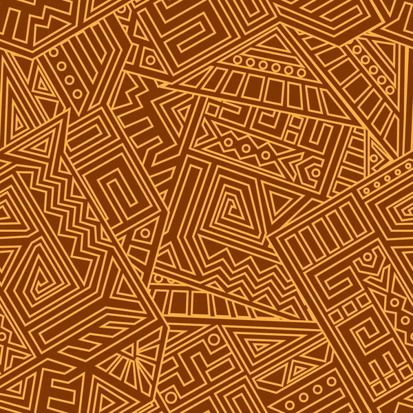 Modèle sans couture vectoriel aztèque — Image vectorielle