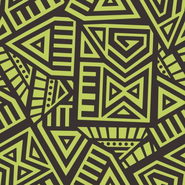 Aztek vektör Seamless Modeli