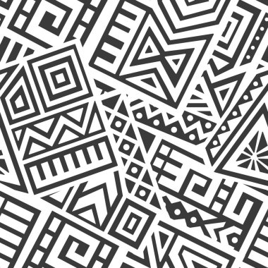Aztek vektör Seamless Modeli