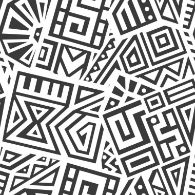 Aztek vektör Seamless Modeli