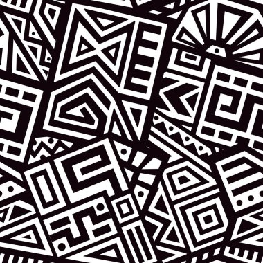 Aztek vektör Seamless Modeli