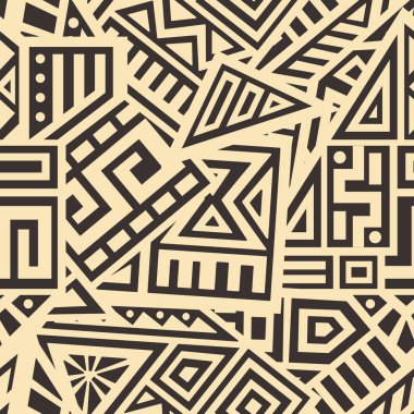 Aztek vektör Seamless Modeli