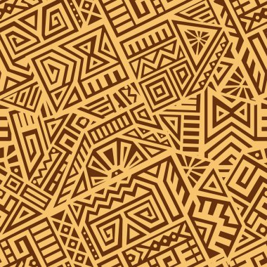 Aztek vektör Seamless Modeli