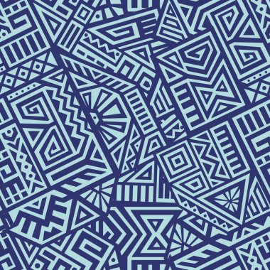 Aztek vektör Seamless Modeli