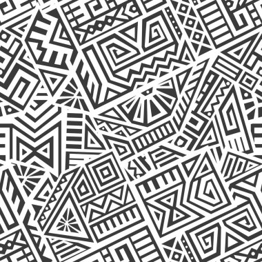 Aztek vektör Seamless Modeli