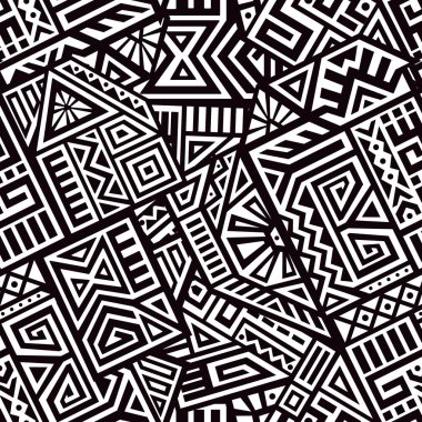 Aztek vektör Seamless Modeli