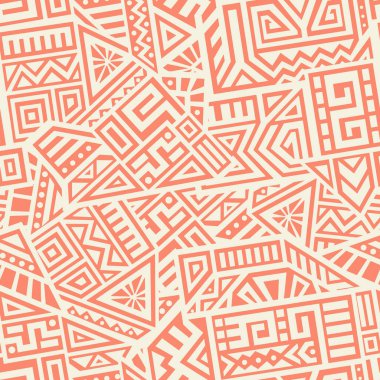 Aztek vektör Seamless Modeli