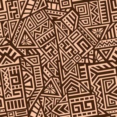 Aztek vektör Seamless Modeli