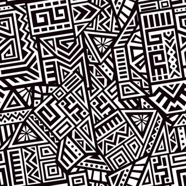 Aztek vektör Seamless Modeli
