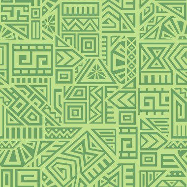 Aztek vektör Seamless Modeli